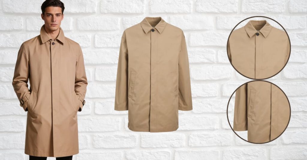Gabardina Crease Jack Jones hombre