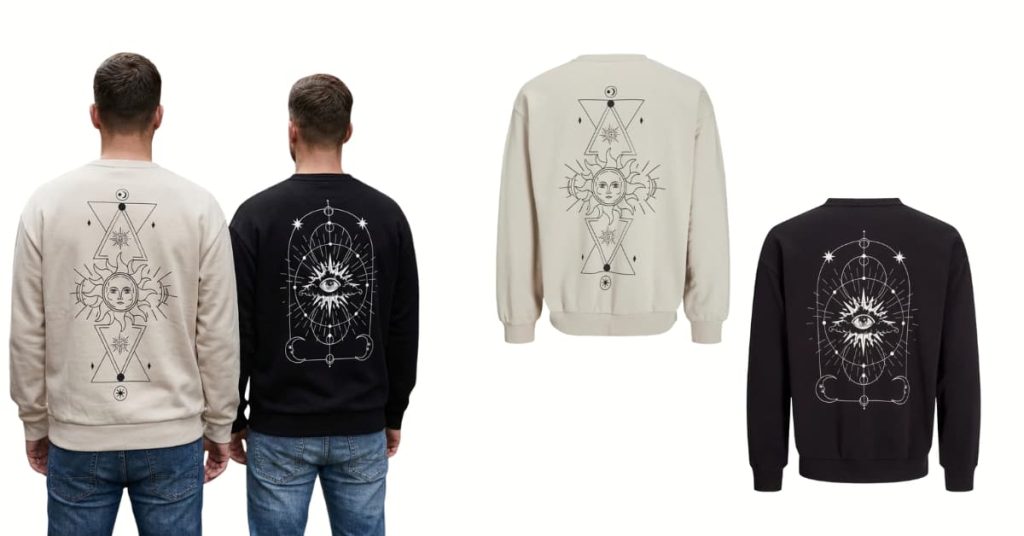 Sudadera Estampada Espalda Jackie Mystic