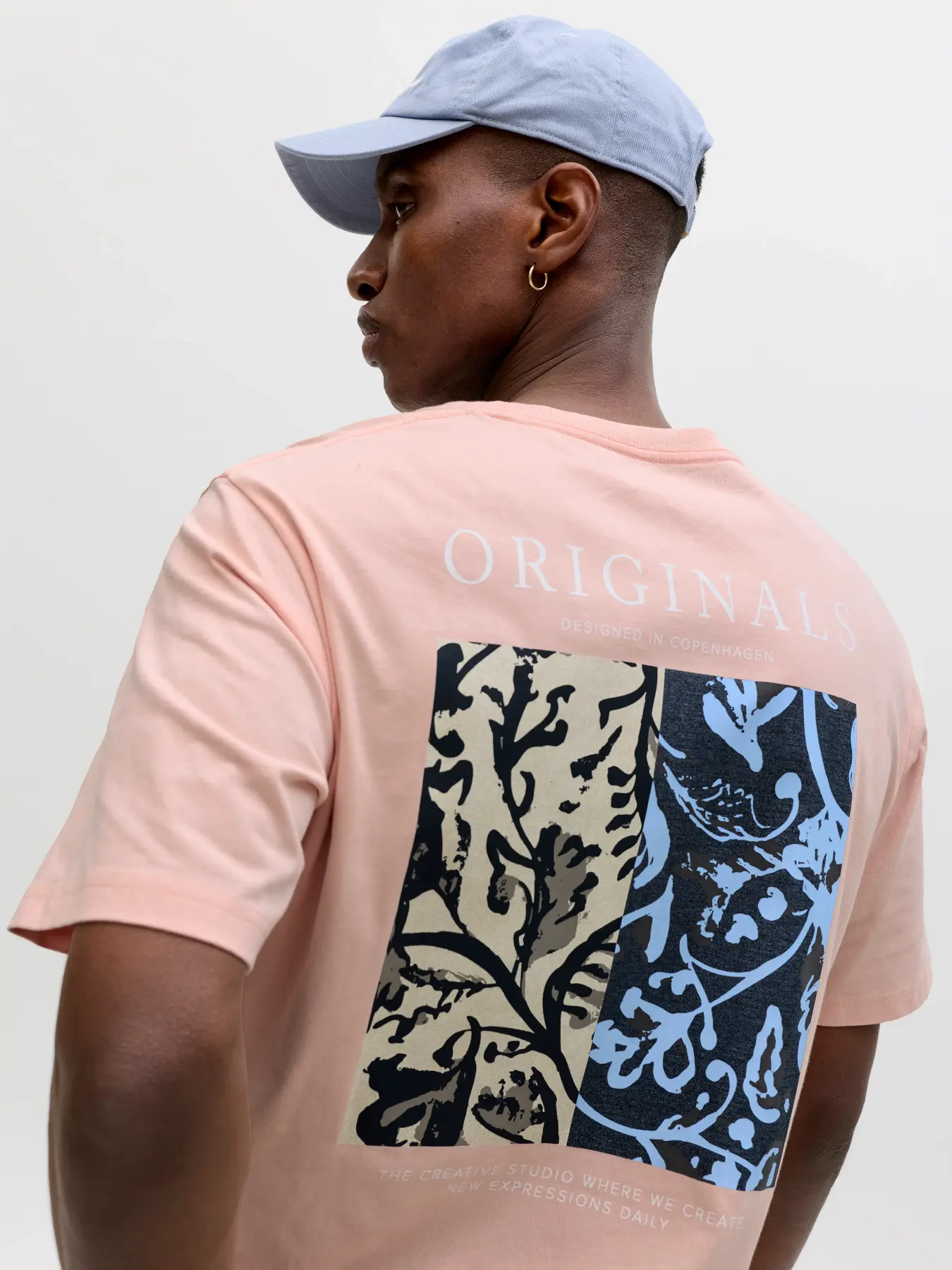 Camiseta Estampada Espalda Montauk Melocotón Jack & Jones - Imagen 7